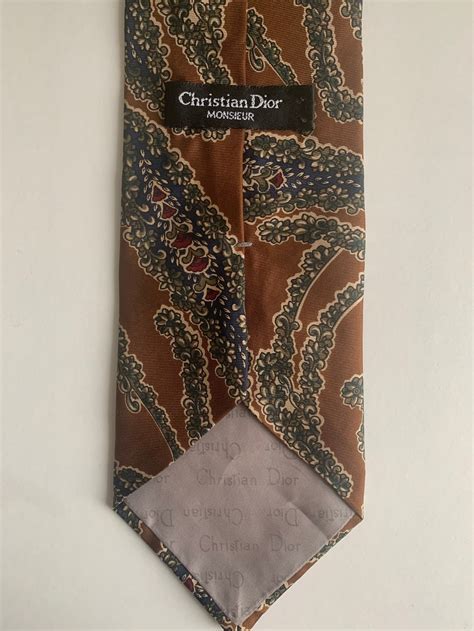 christian dior tie fake|christian dior tie vintage.